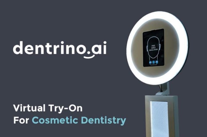 Figure 2 – The ‘TOOTH BOOTH’ by dentrino.ai (Smile Simulation)