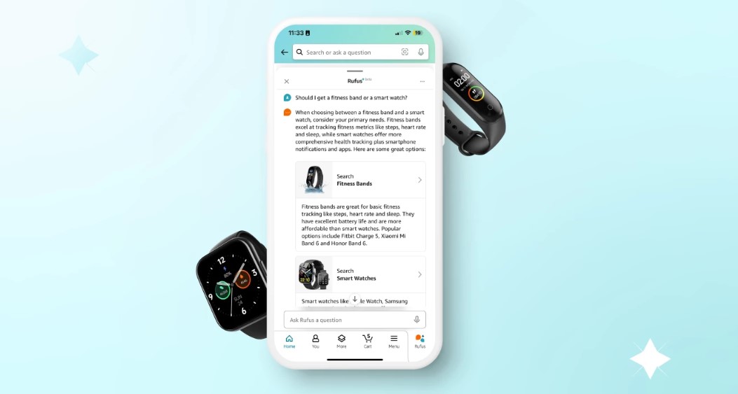 Meet Rufus. An AI Shopping Assistant. Source: Aboutamazon