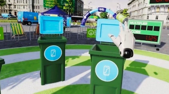 The VR Interactive Game about Recycling | Source: Acorecycling